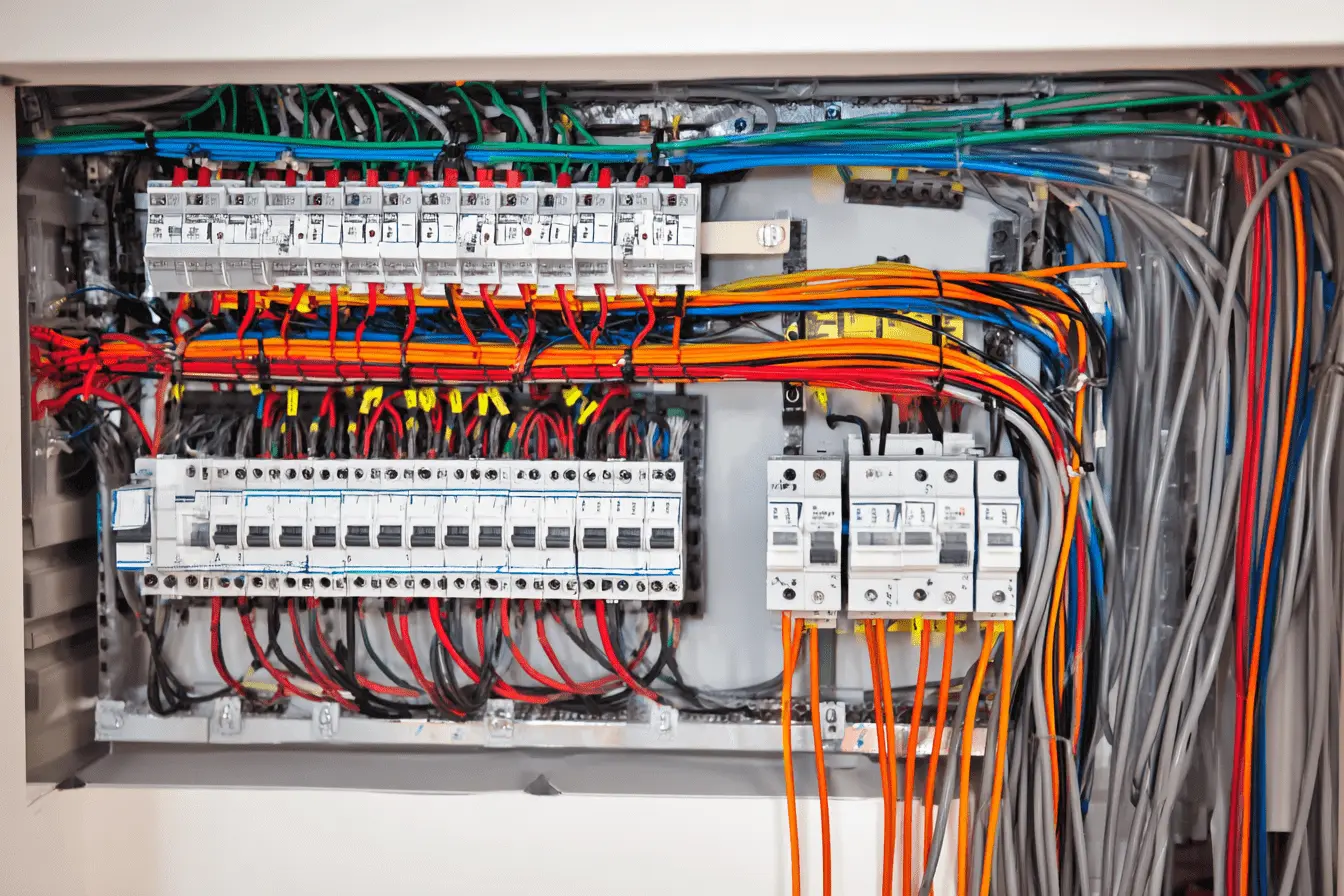 Elektrische Installation Vorher/Nachher